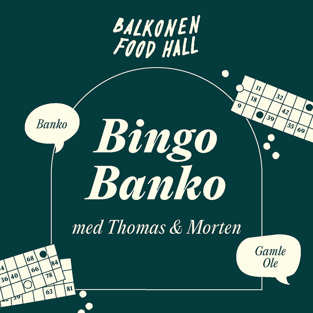 banko i Støberigården ved Balkonen Food Hall i Hillerød 